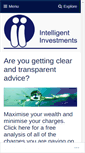 Mobile Screenshot of intelligentinvestments.biz